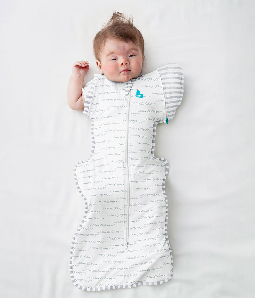 Swaddle Up™ Transition Bag Moderate (20-24°C) White Dreamer Cotton