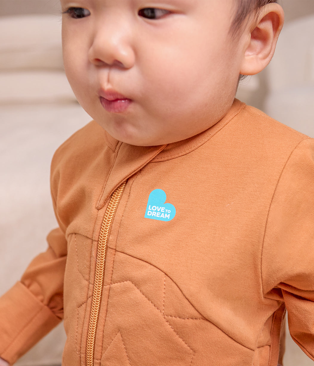 Sleep Suit Long Sleeve 2.5 TOG Cotton Hazel Starturn Quilted
