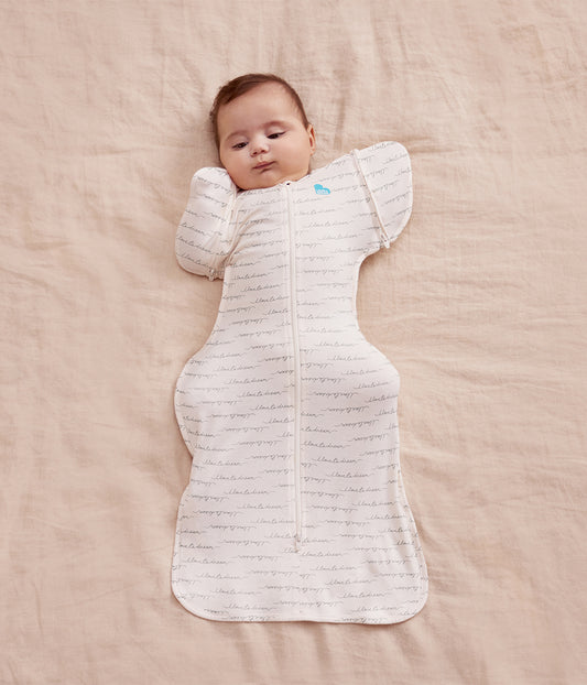 Swaddle Up™ Transition Bag 1.0 TOG Cotton White Dreamer