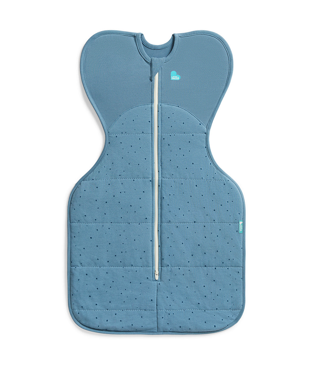 Swaddle Up Starter Bundle | 2.5 TOG | Blue Pebbles | Olive Bees | White Rainbow