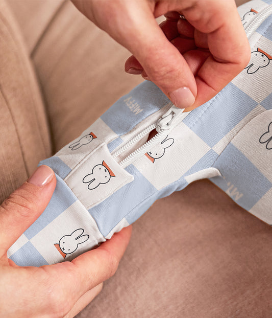 Babygrow Viscose from Bamboo Blue Miffy Checker