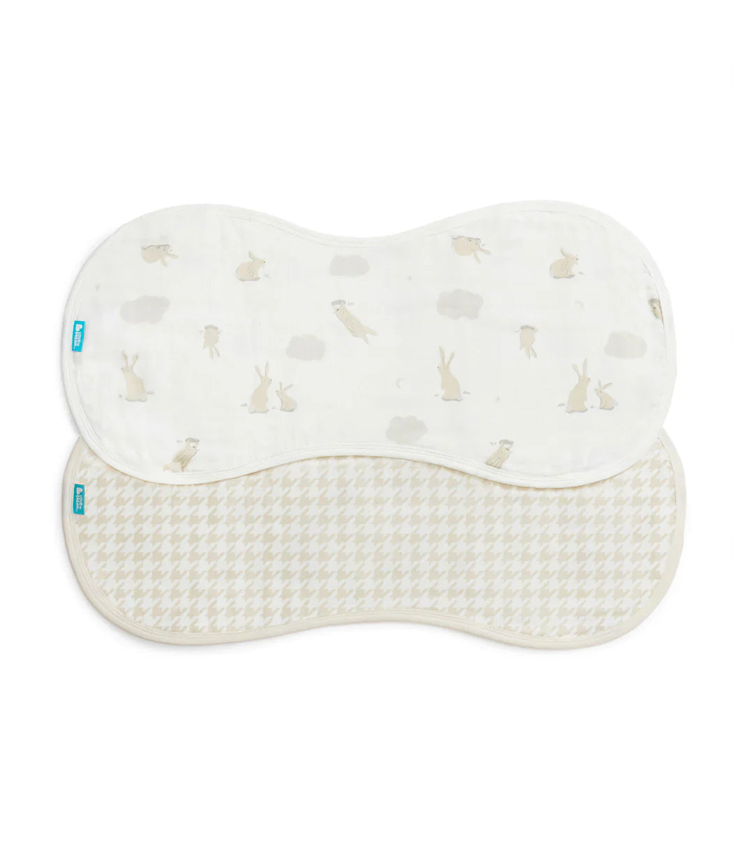 Newborn Ultimate Starter Bundle | Swaddle Up x2, Towel x2, Wash Cloth, Burp Cloths, Bibs | Houndstooth