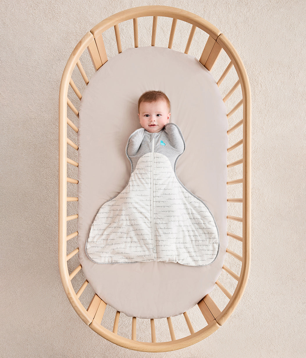 Swaddle Up™ Hip Harness 2.5 TOG Cotton White Dreamer