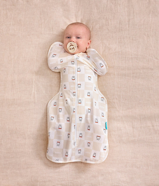 Newborn Essential Miffy Gift Bundle | 1.0 TOG | Swaddle 2 | Romper | Birch