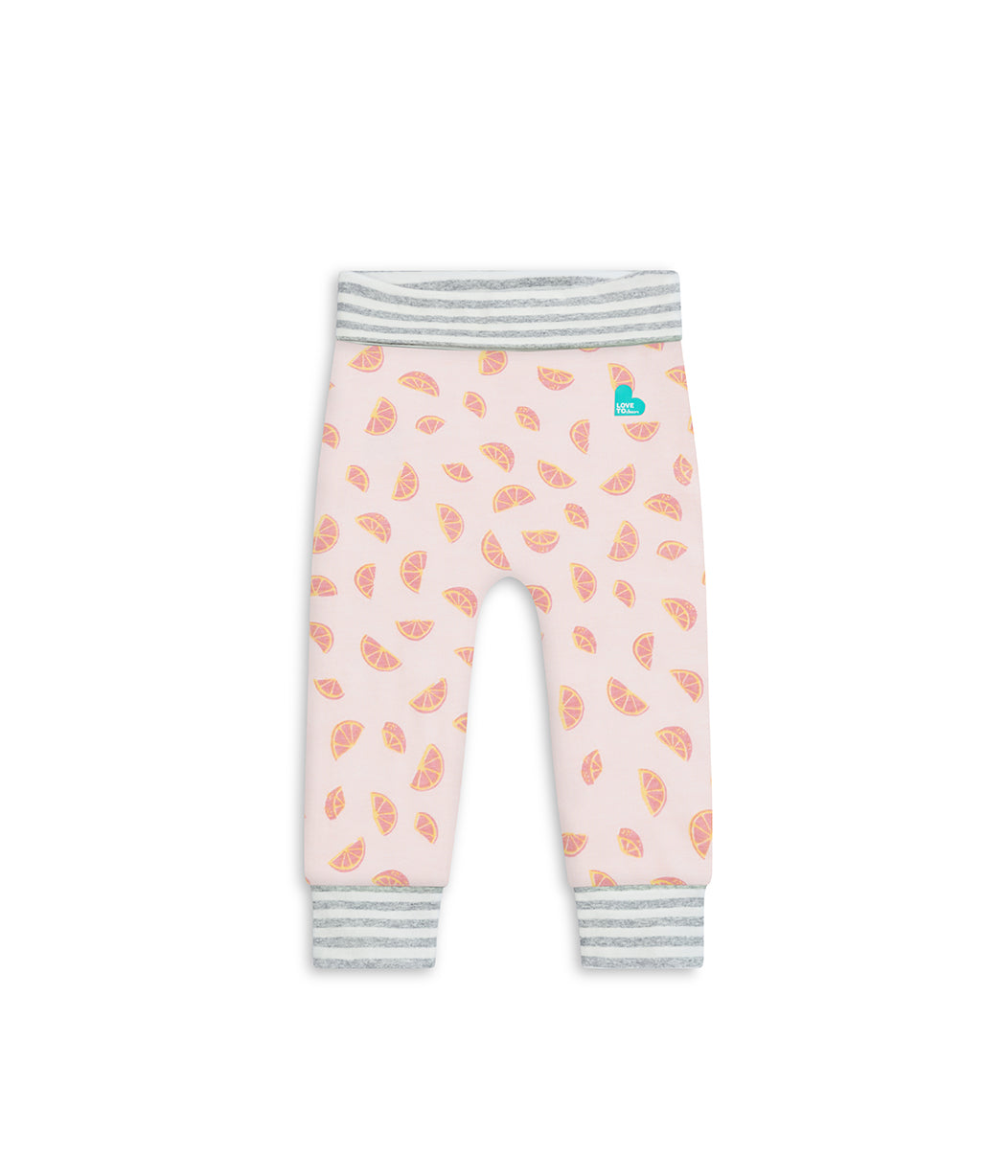 Leggings Cotton Pink Sliced