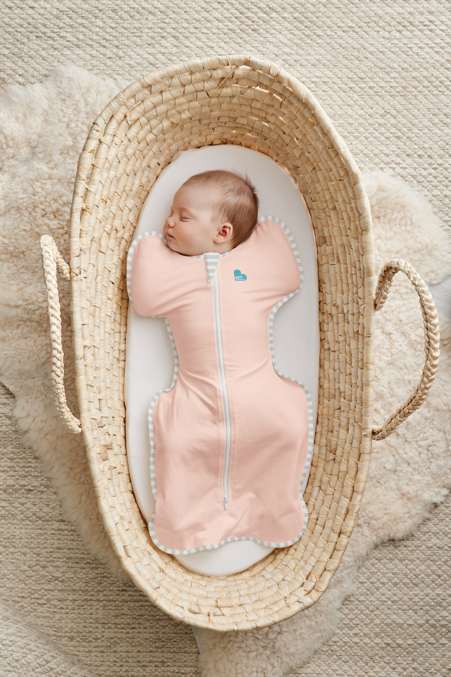 Swaddle Up™ Warm (24-27°C) Rose Cotton