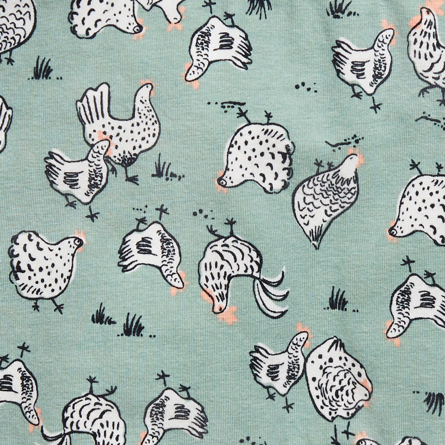 Short Sleeve Pyjama Chicken Run Olive