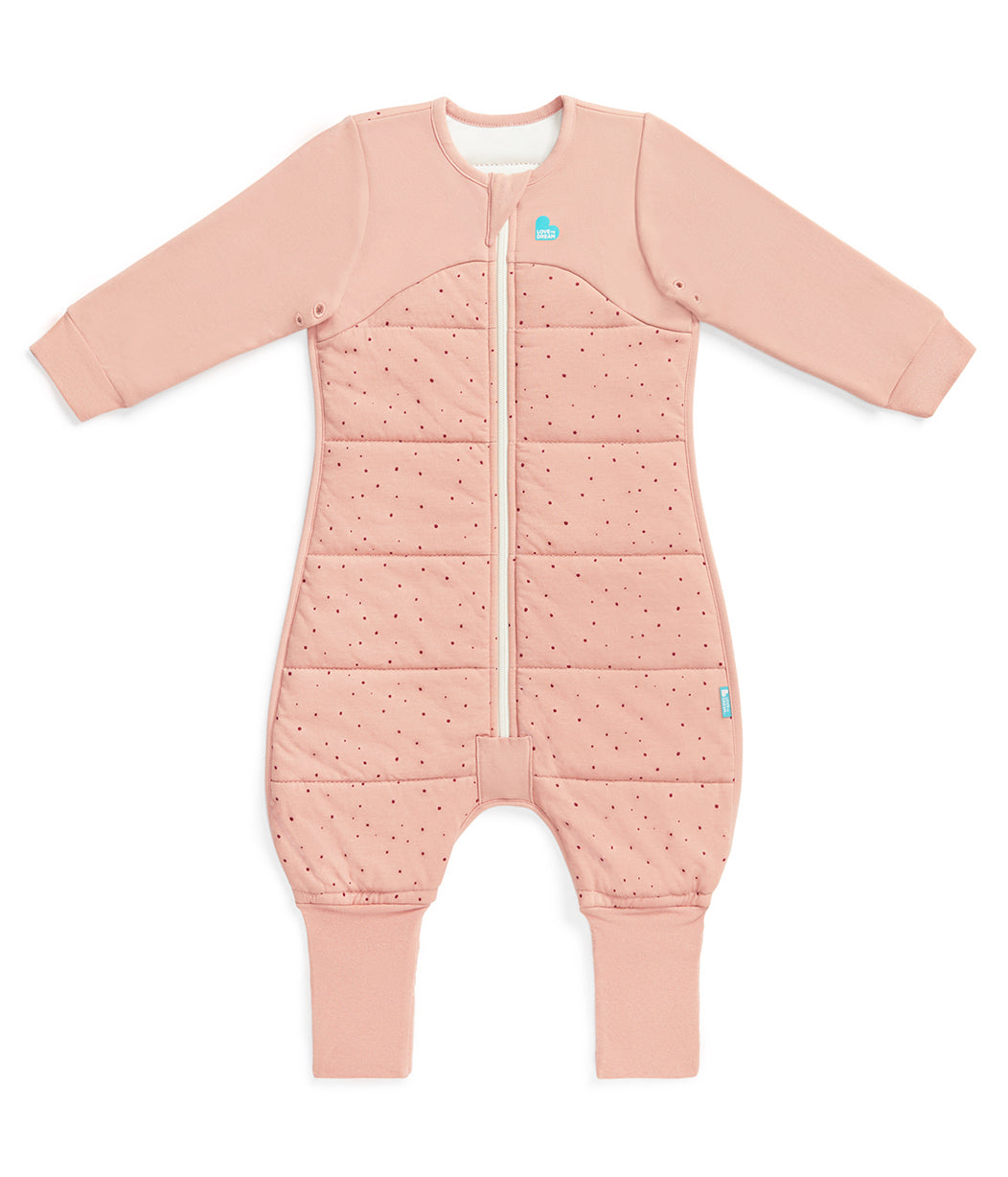 Sleep Suit & Pyjama Bundle | 2.5 TOG | Rose Pebbles | Blush Cherries