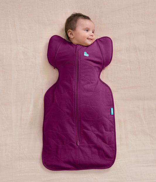 Swaddle Up™ 2-in-1 Transition Bag 2.5 TOG Cotton Plum Starturn Quilted