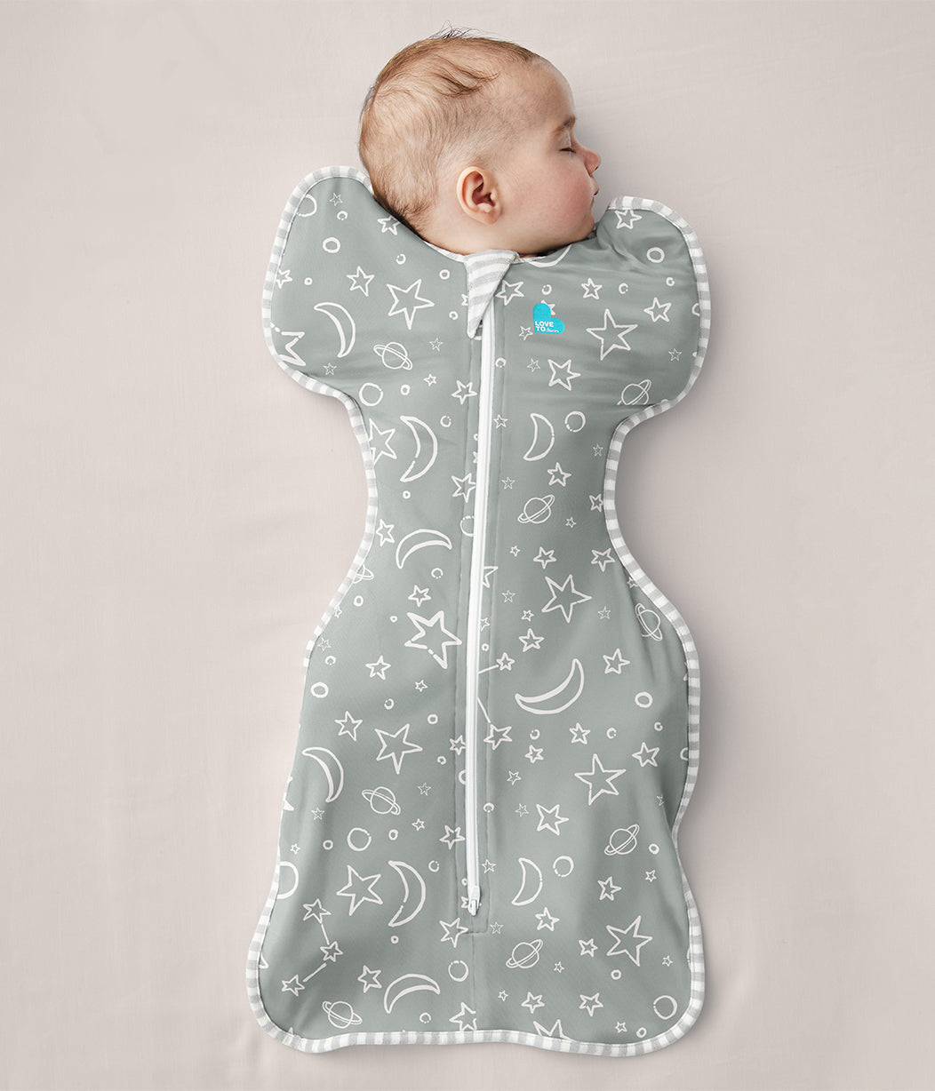 Swaddle Up™ Bamboo Stars & Moon Olive