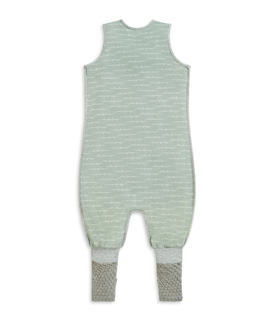 Sleep Suit 0.2 TOG Organic Cotton Olive Dreamer