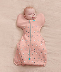 Swaddle Up™ 2.5 TOG Organic Cotton/Merino Wool Rose Lamb's Best Friend