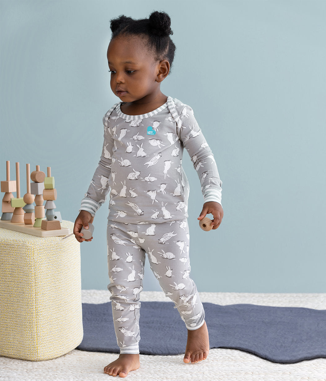 Long Sleeve Pyjamas Cottontail Grey