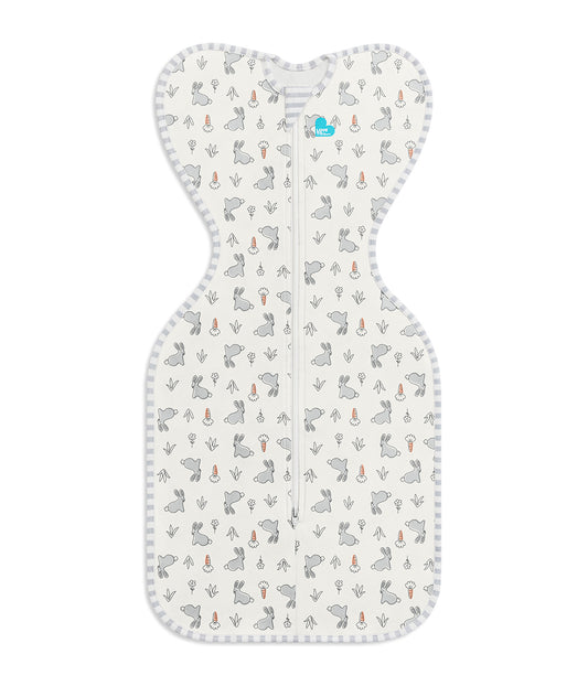Swaddle Up™ 1.0 TOG Cotton White Bunny