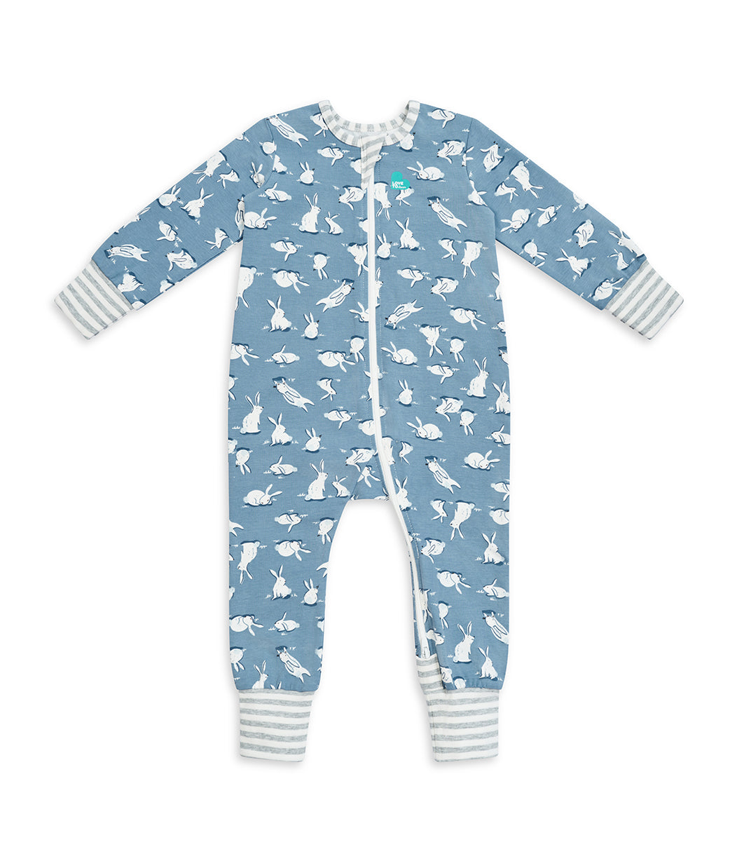 Footless Romper Cottontail Denim