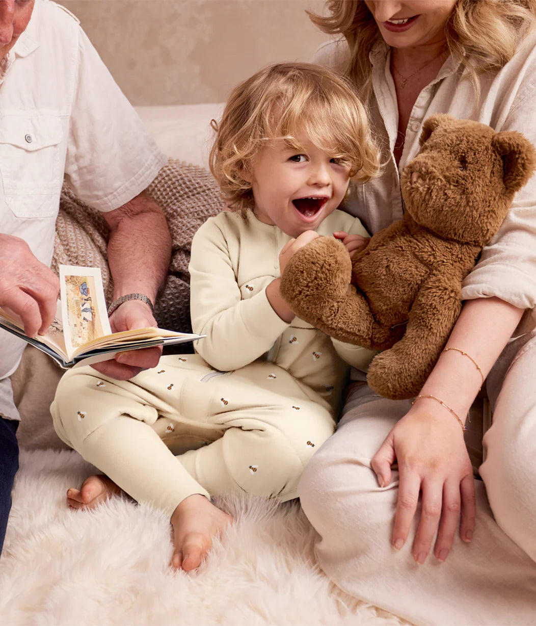 Sleep Suit Bundle | 2.5 | 3.5 TOG | Olive Bees | Oatmeal Bees | Forest Star Quilting