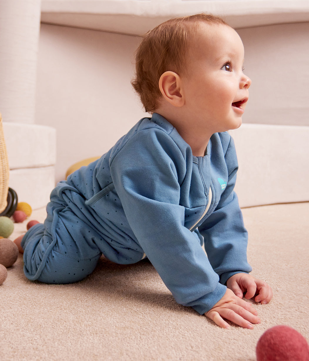 Sleep Suit & Pyjama Bundle | 2.5 TOG | Storm Blue Pebbles | Blue Turtally