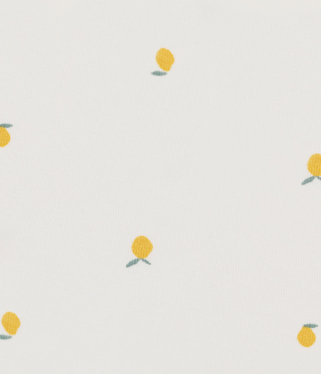 Bodysuit Sleeveless Viscose from Bamboo Cream Lemons