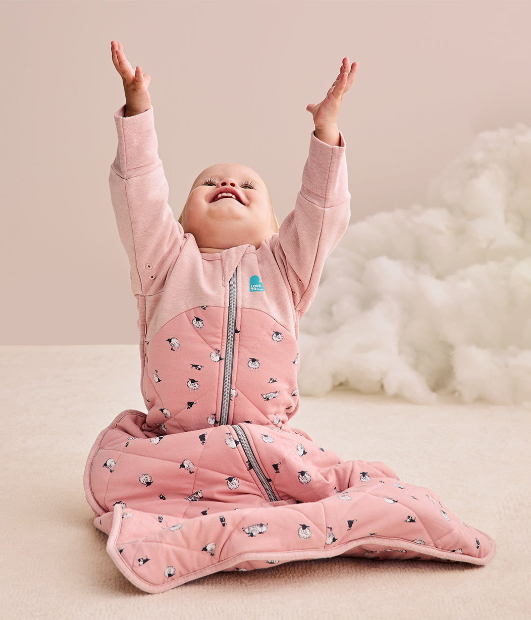 Boxing Week Sleep Bag Bundle | 2.5 TOG | Olive Lamb | Rose Lamb 2