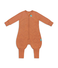 Footed Sleep Bag Long Sleeve 2.5 TOG Cotton Hazel Starturn Quilted