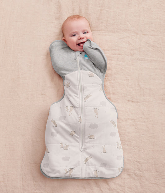 Swaddle Up™ 2.5 TOG Cotton White Cloud Bunnies