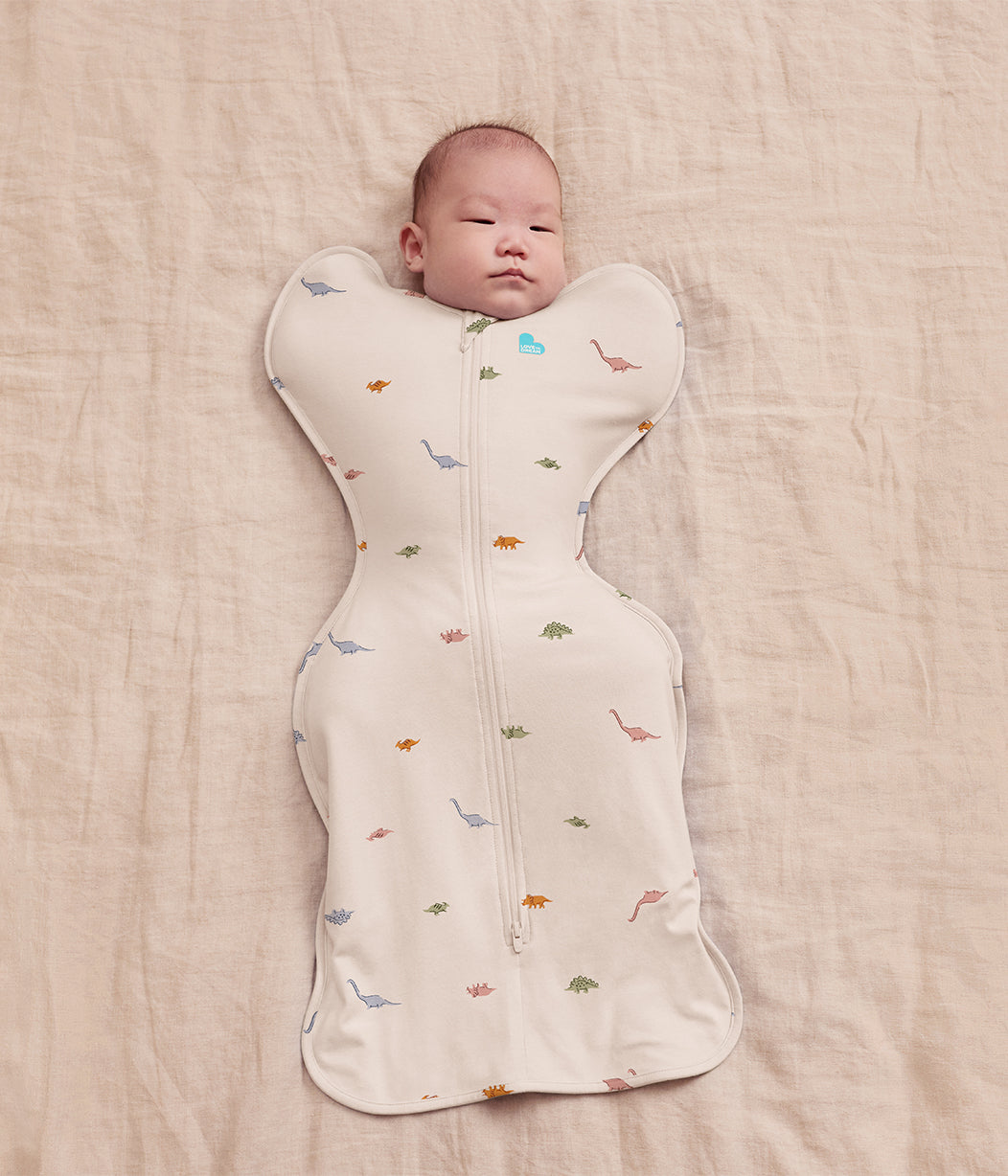 Swaddle Up™ 1.0 TOG Cotton Cream Dino Snore – Love to Dream UK