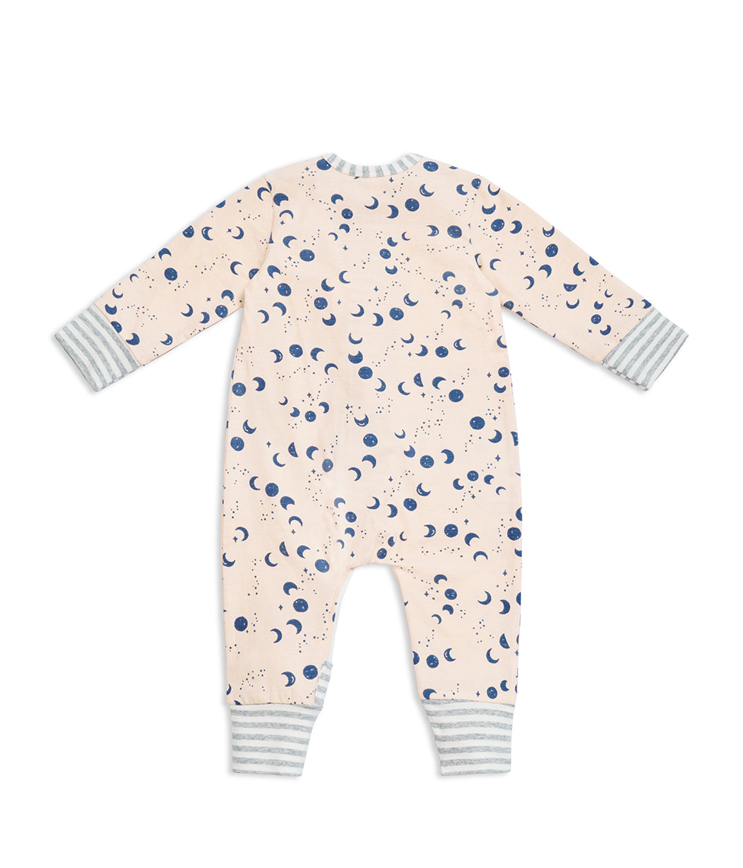 Footless Romper Moonscape Ecru