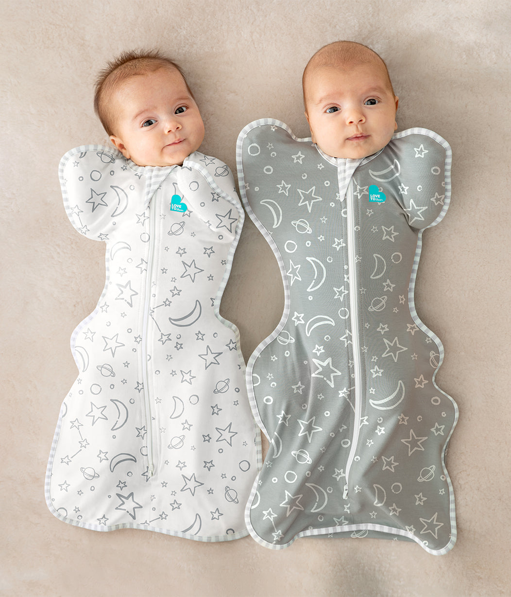 Swaddle Up™ Bamboo Stars & Moon Olive