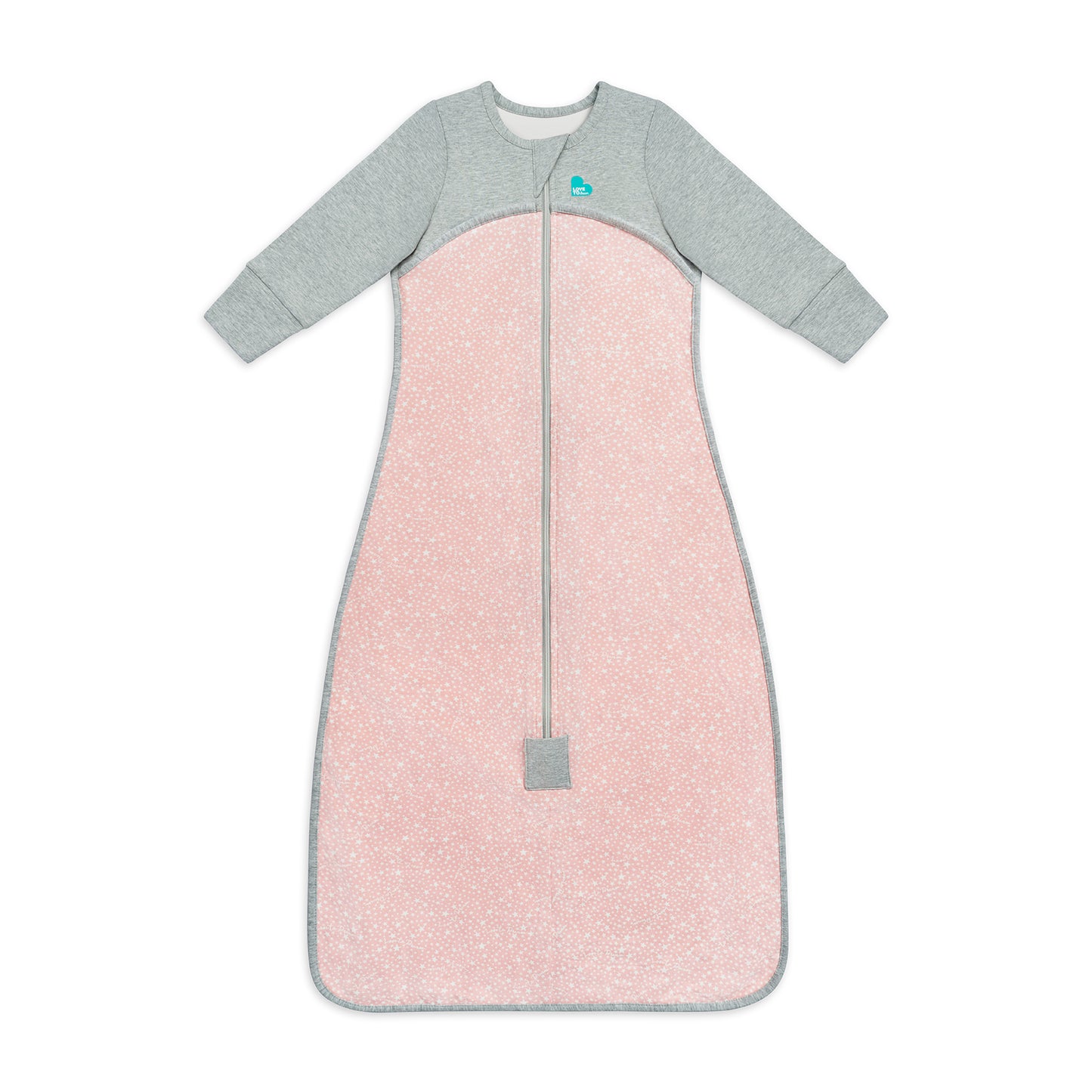 Sleep Bag Long Sleeve 1.0 TOG Cotton Rose Stardust