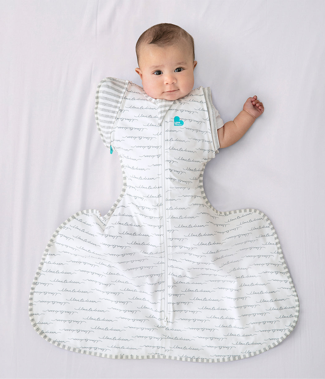 Swaddle Up™ Transition Bag Hip Harness Moderate (20-24°C) White Dreamer Cotton