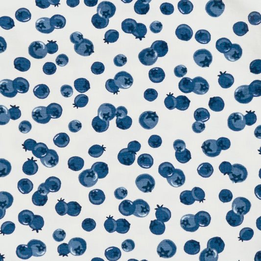 Bodysuit Short Sleeve Cotton Blue Blueberries