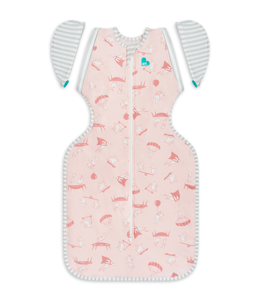 Swaddle Up™ Transition Bag Lite Daredevil Bunny Light Pink