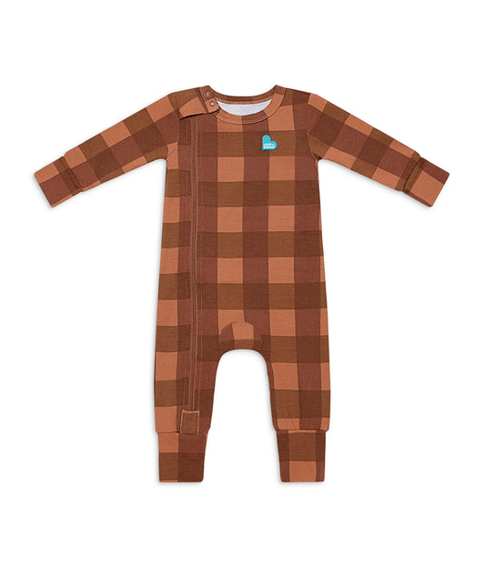 Babygrow Viscose from Bamboo Chocolate Wandering Folk