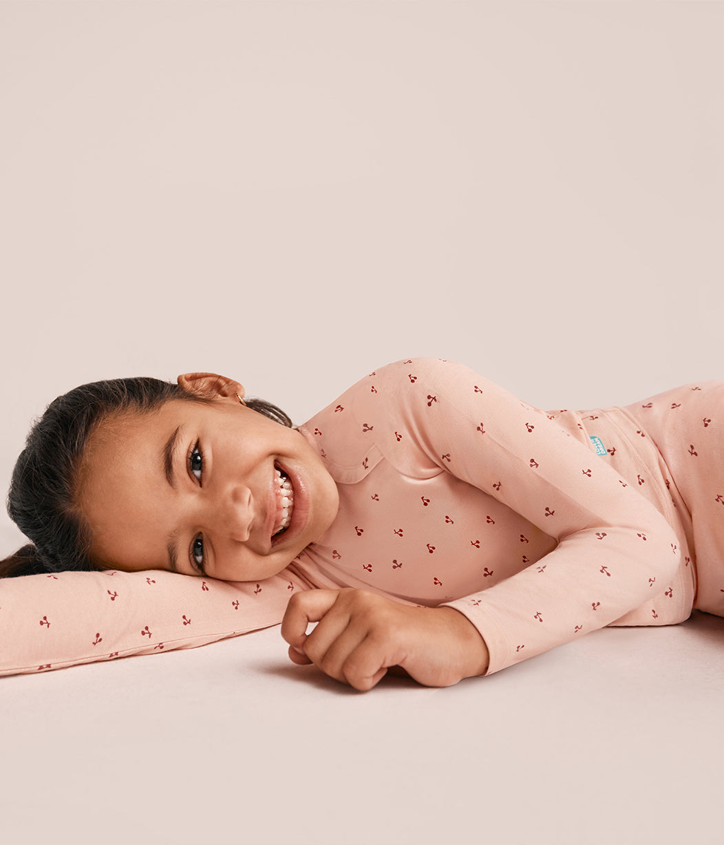 Sleep Suit & Pyjama Bundle | 2.5 TOG | Rose Pebbles | Blush Cherries