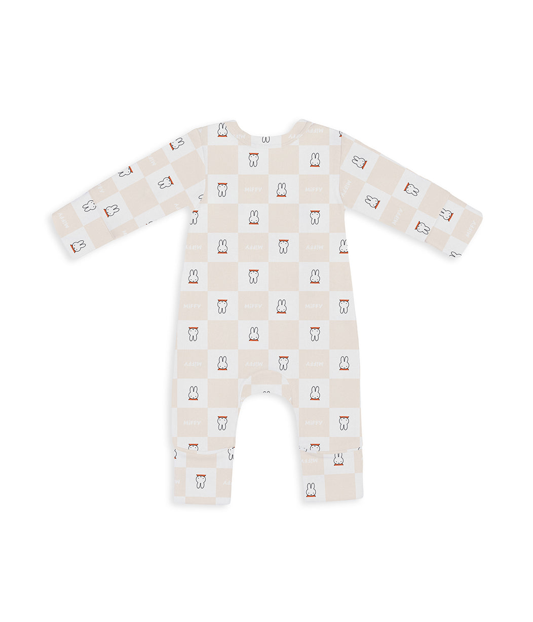 Romper Viscose from Bamboo Birch Miffy Checker