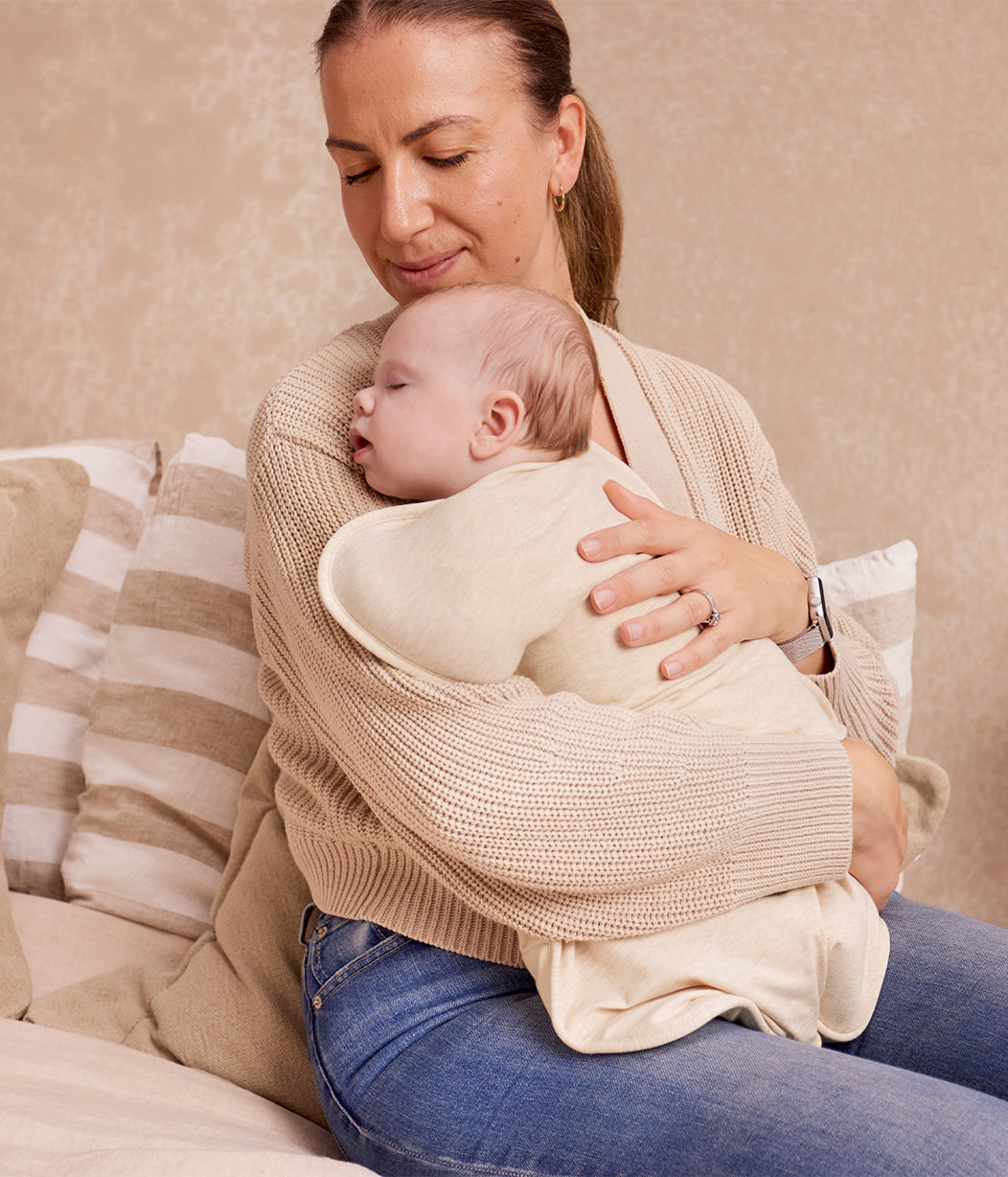 Swaddle Up™ 2.5 TOG Cotton Oatmeal Bees