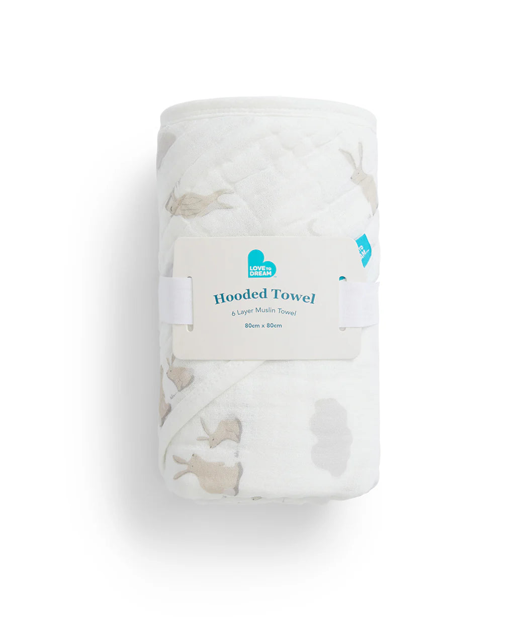 Newborn Gift Bundle | Swaddle Up, Towel, Wash Cloth | Cloud Bunnies