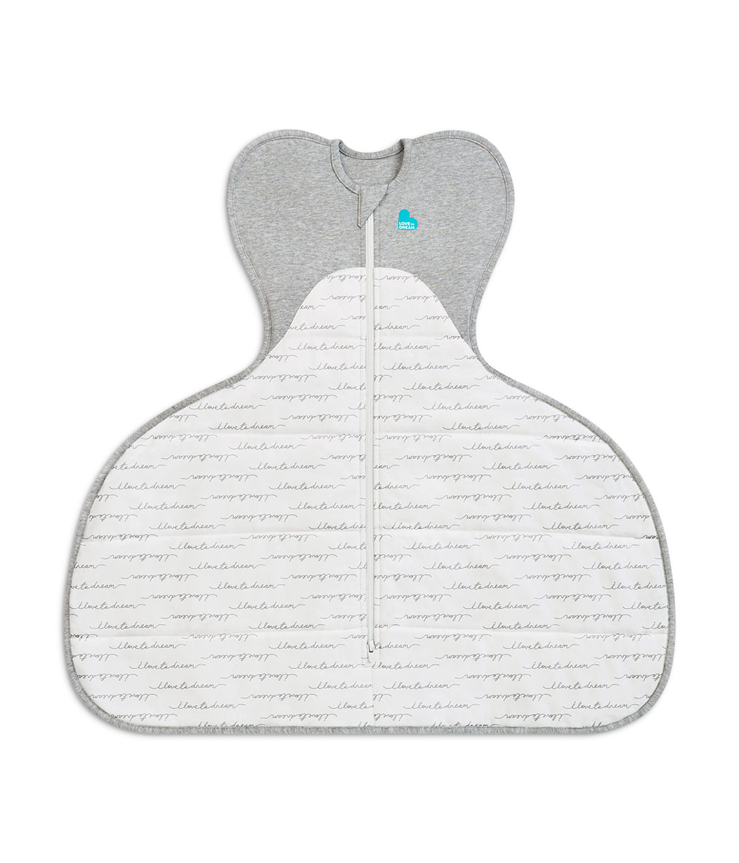 Swaddle Up™ Hip Harness 2.5 TOG Cotton White Dreamer