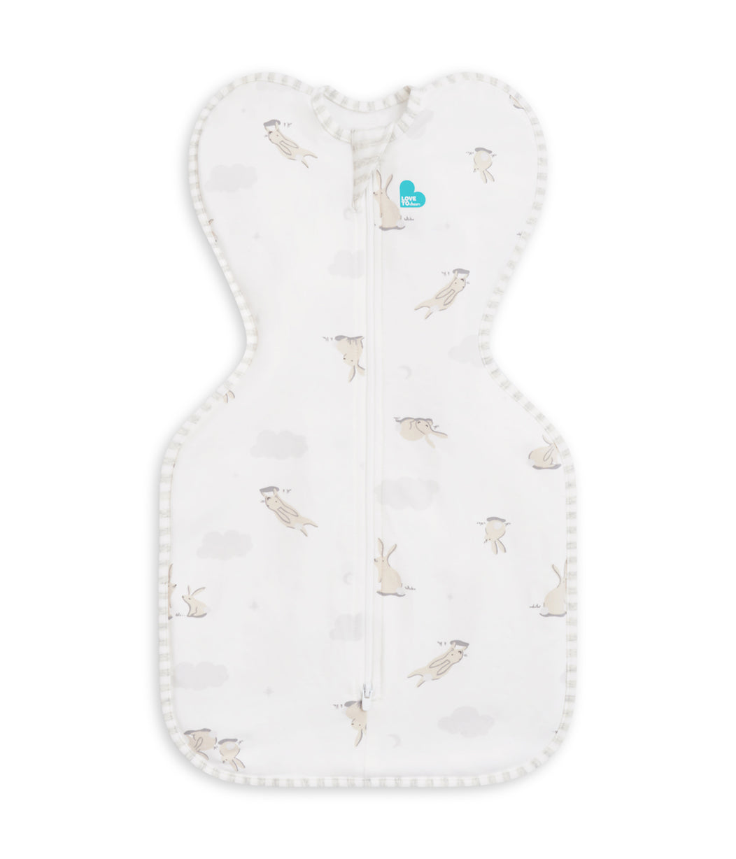 Swaddle Up Starter Bundle | 1.0 | 1.5 TOG | White Cloud Bunnies | Olive Twigs