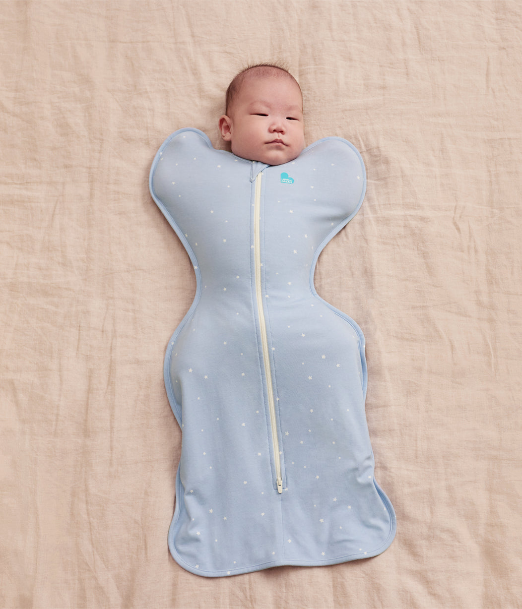Swaddle Up Starter Bundle | 1.0 TOG | Oatmeal | Blue Boats | Powder Blue Twinkle