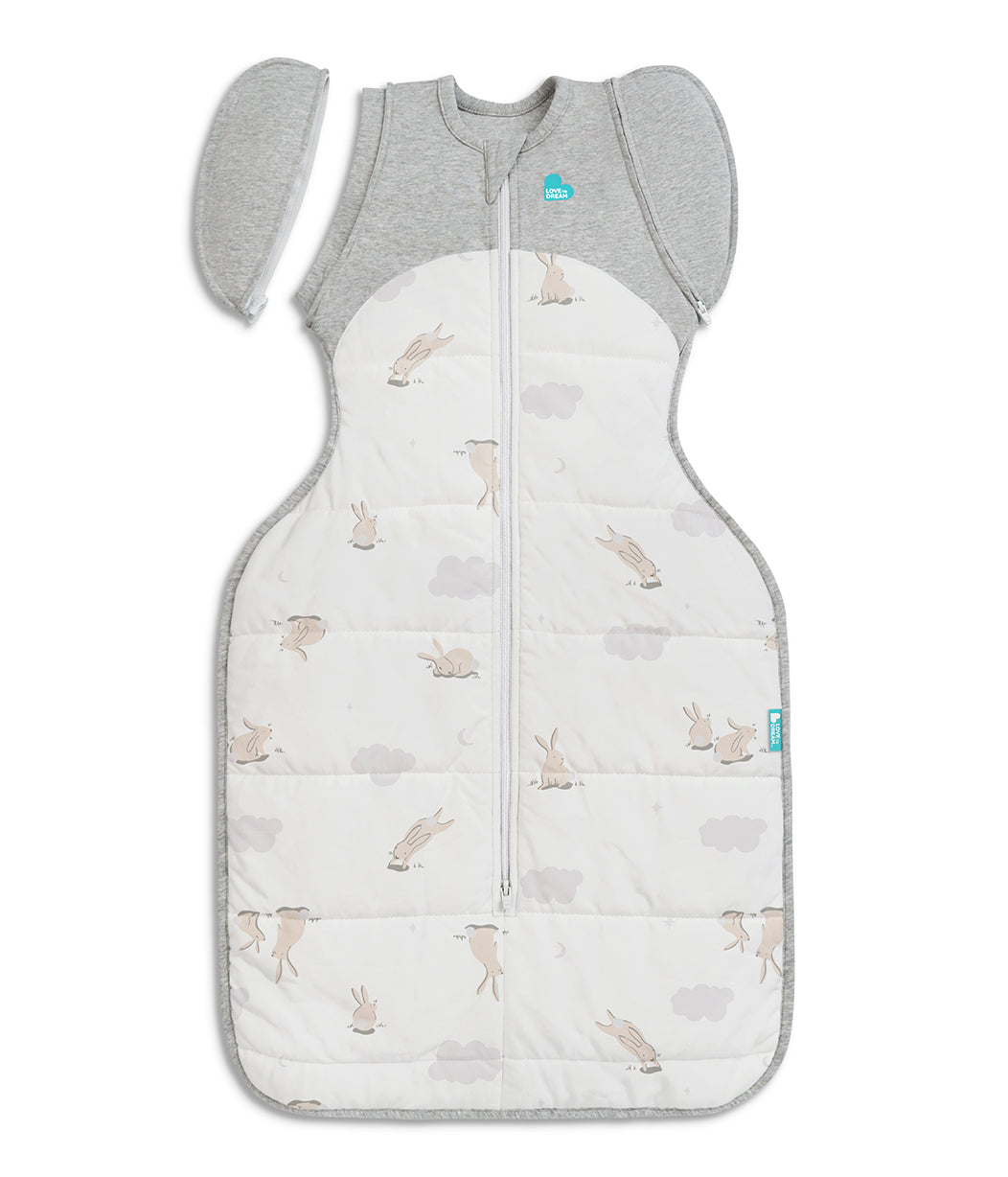 Swaddle Up™ Transition Bag 2.5 TOG Cotton White Cloud Bunnies