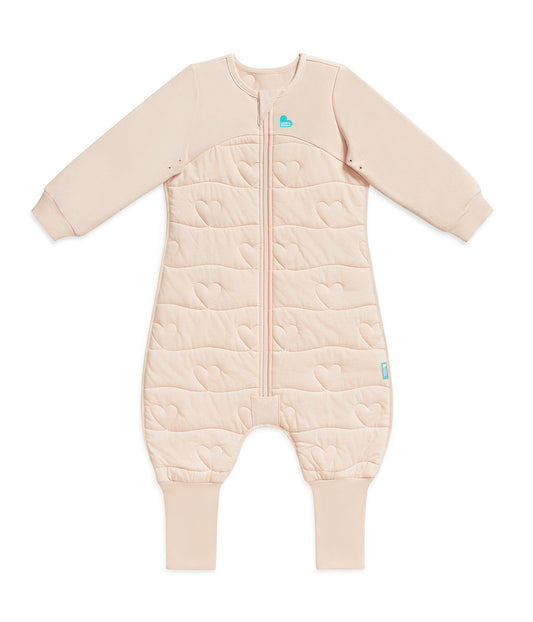 Sleep Suit Long Sleeve 3.5 TOG Cotton Blush Heart Quilting