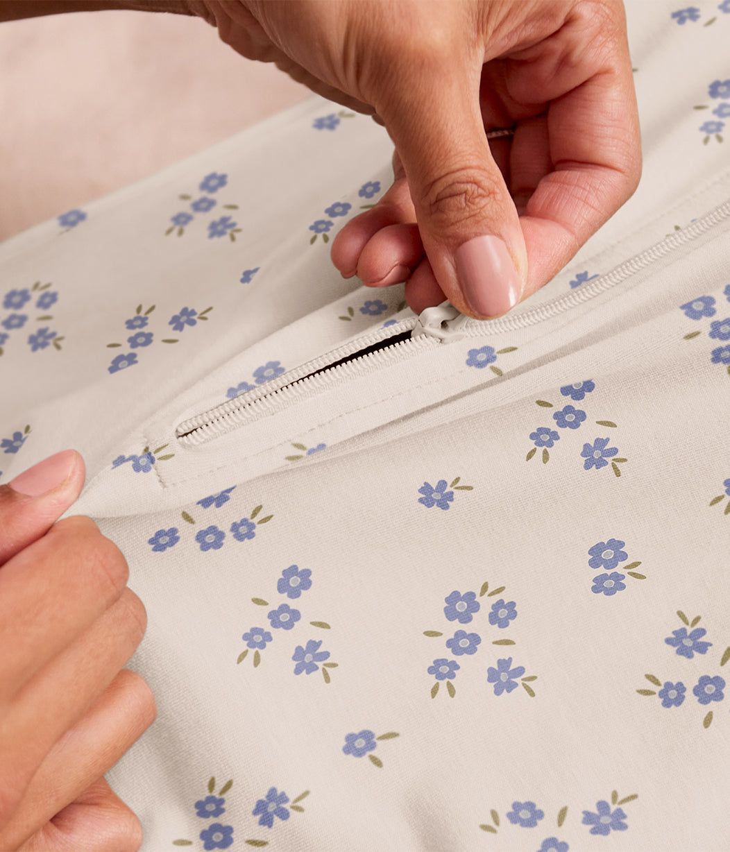 Swaddle Up™ 1.0 TOG Cotton Jacaranda Meadow