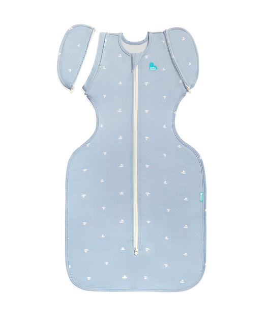 Swaddle Up™ 2-in-1 Transition Bag 1.0 TOG Viscose from Bamboo Mist Blue Boats