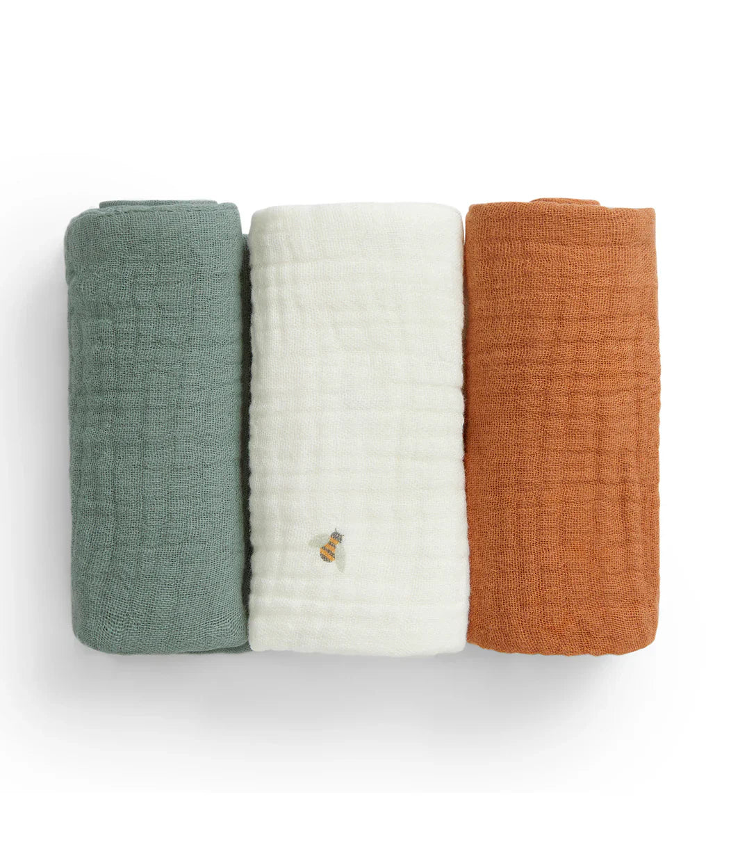 Newborn Essentials Bundle | Swaddle Up 1.0 TOG | Bib | Wash Cloth | Burp Cloth | Hooded Towel | Oat