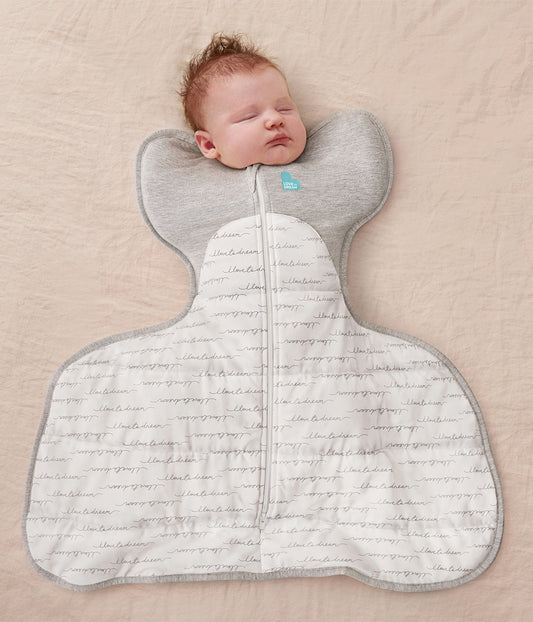 Swaddle Up™ Hip Harness 2.5 TOG Cotton White Dreamer