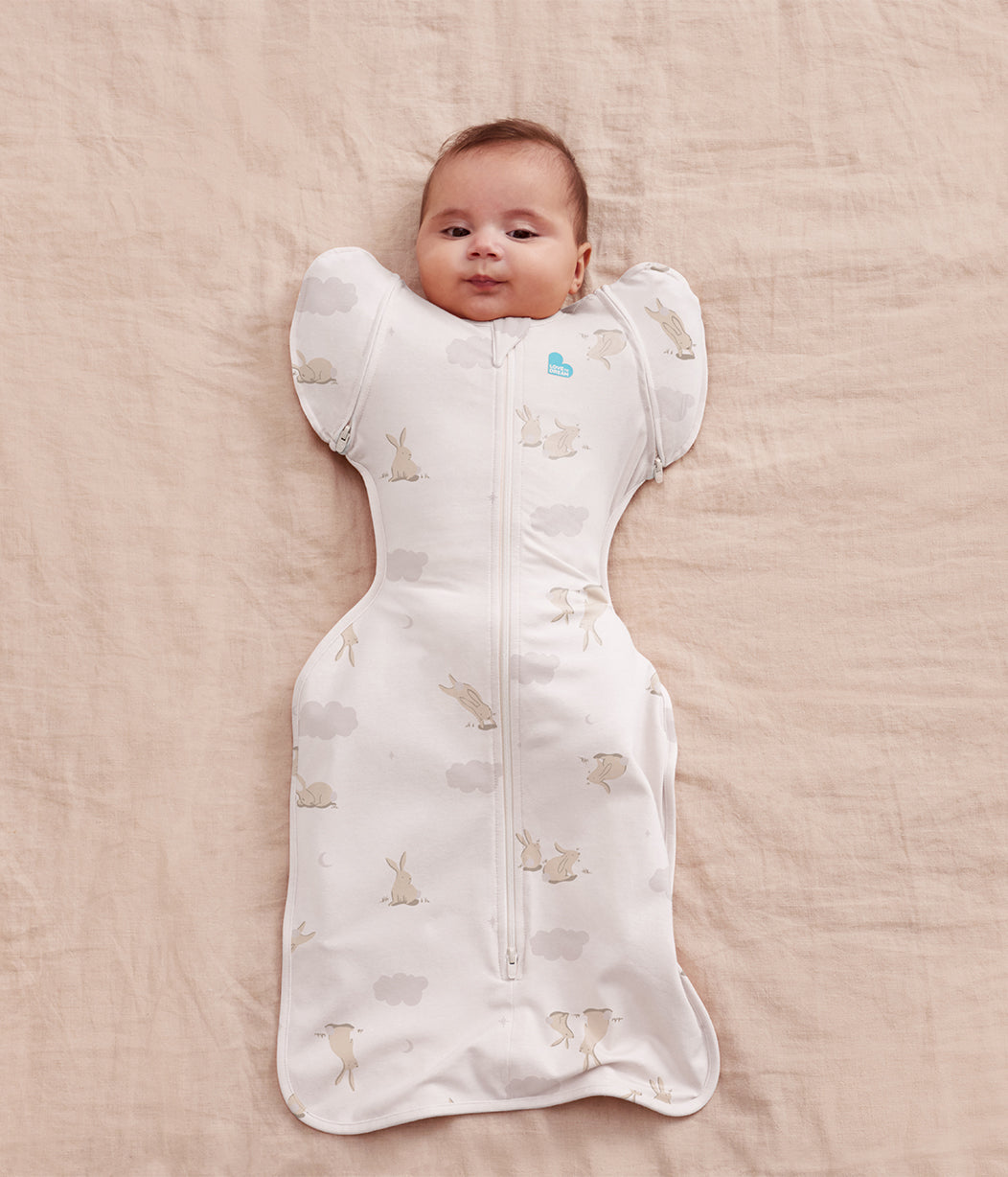 Swaddle Up™ Transition Bag 1.0 TOG Cotton White Cloud Bunnies
