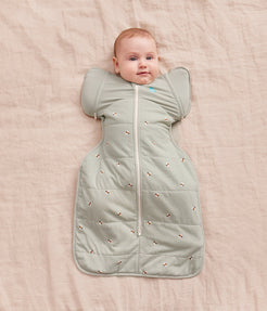 Swaddle Up™ 2-in-1 Transition Bag 2.5 TOG Cotton Olive Bees