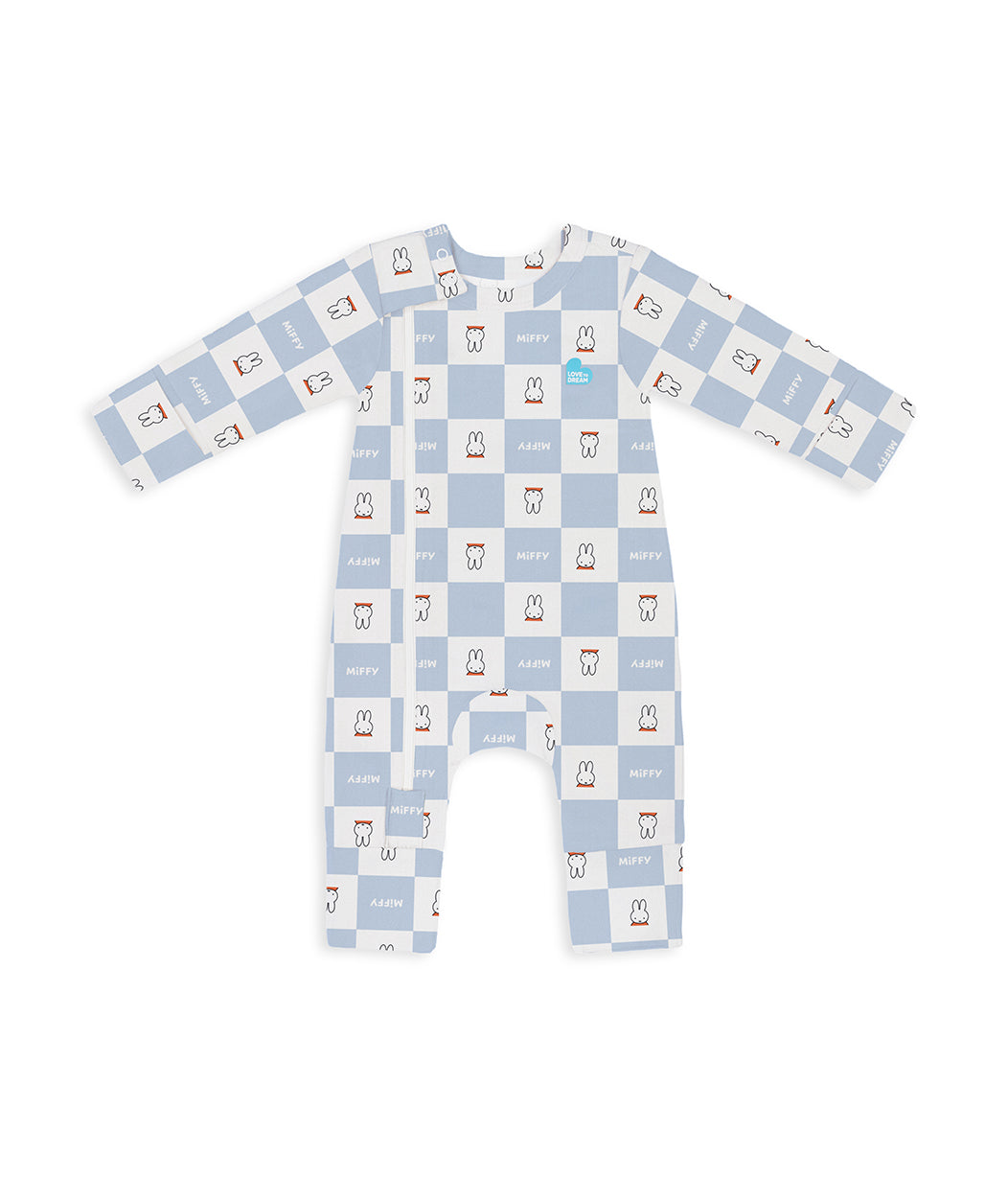 Newborn Essential Miffy Gift Bundle | 1.0 TOG | Swaddle 2 | Romper | Blue