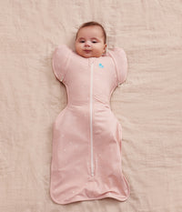 Swaddle Up™ 2-in-1 Transition Bag 1.0 TOG Cotton Powder Pink Twinkle